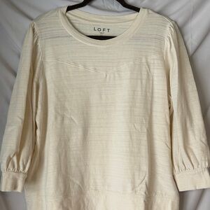 LOFT Women's Ivory Pullover